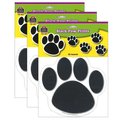 Teacher Created Resources Black Paw Prints Accents, 30 Pieces, PK3 TCR4277
